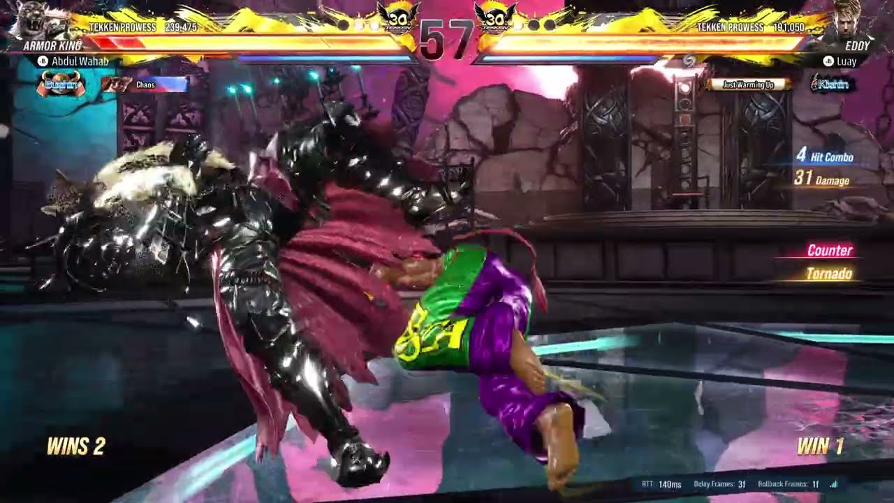 Armor King vs Eddy | Tekken8