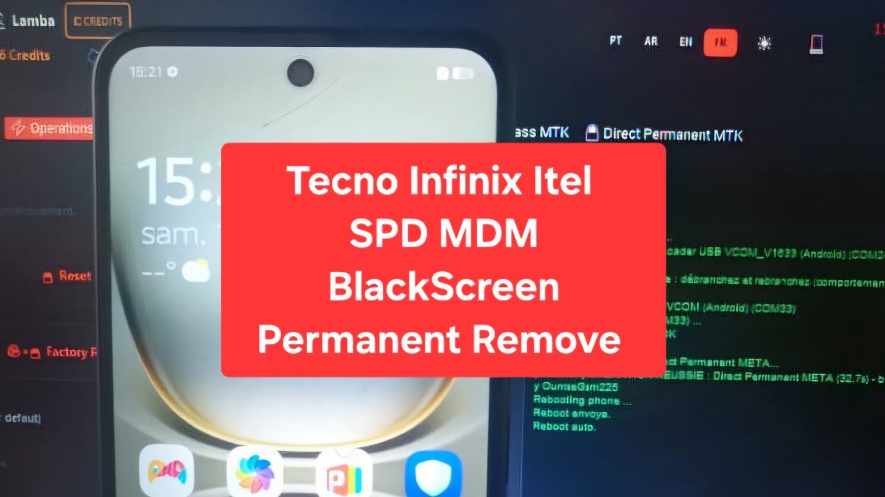MDM blackscreen | Tecno Infinix SPD Remove MDM BlackScreen permanent Support KN3 And KM4 100%No DNS 