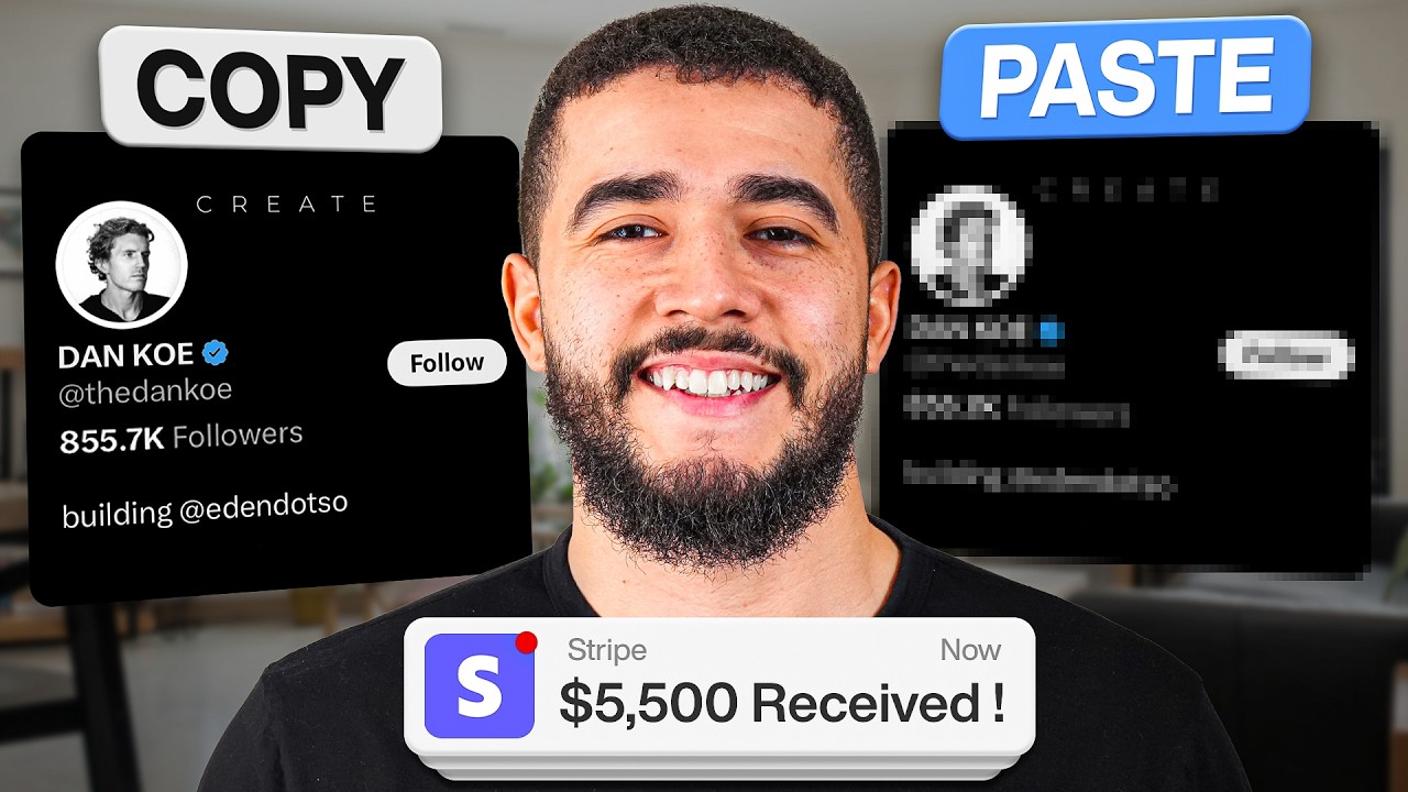 I Copied an X/Twitter Account That Makes $100k/mo (it worked?)