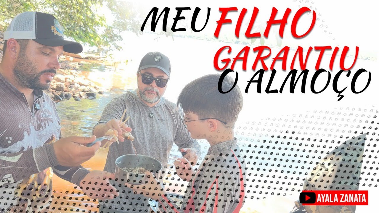 Pesca raiz com meu filho: da Água direto pro Prato