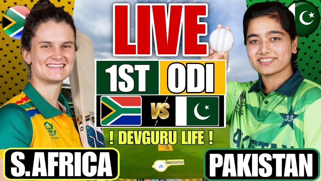 South Africa Women vs Pakistan Women, 1st ODI, Pakistan Women tour of South Africa, 2026 -