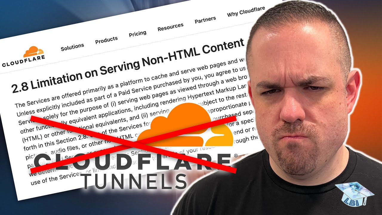 Don't use Cloudflare Tunnels for video