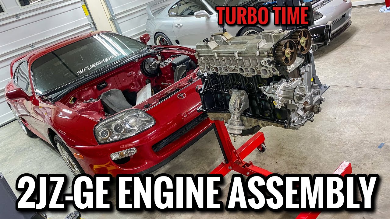 2JZ  NA-T Build Ep. 2 - Rear Main Seal, Water Pump & Oil Pump