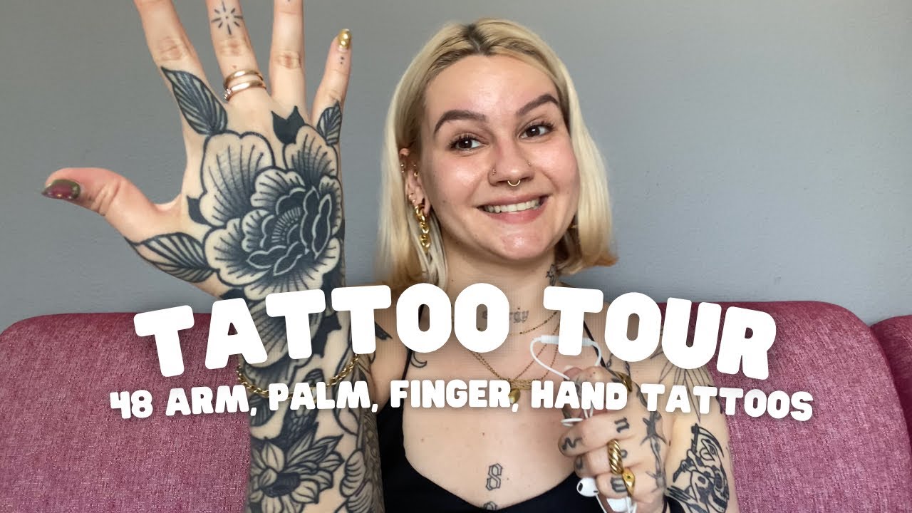 TATTOO TOUR - palm, finger, hand, arm tattoos