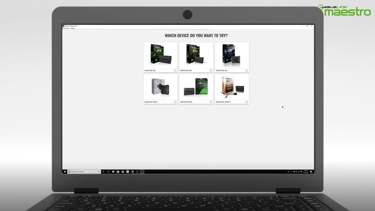 WindowsOS — установка Weblink Desktop и руководство по программированию iDatalink Maestro SW.