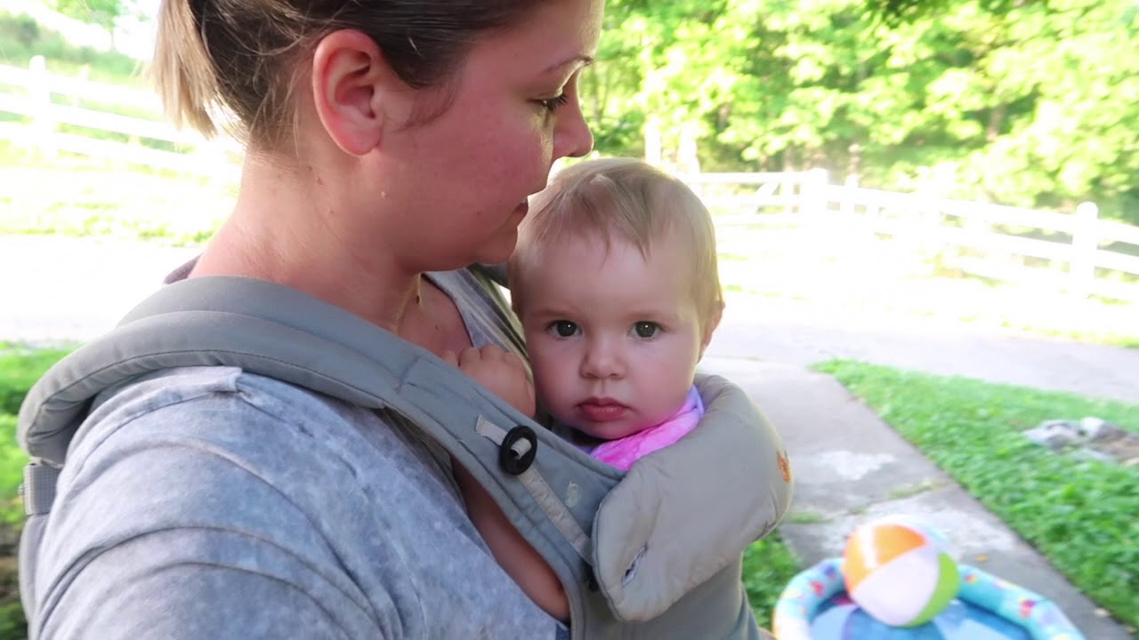 Ergo Baby 360 Carrier | Mom Review & Demo | How Loud is the Velcro?
