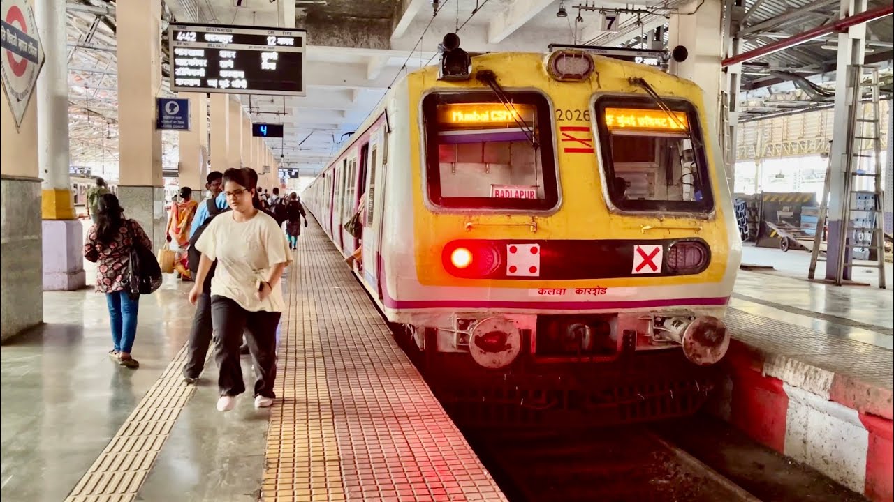 4.42 PM Mumbai CSMT To Badlapur Fast Local ll Full Journey At Top Speed ll Mumbai Local Train 