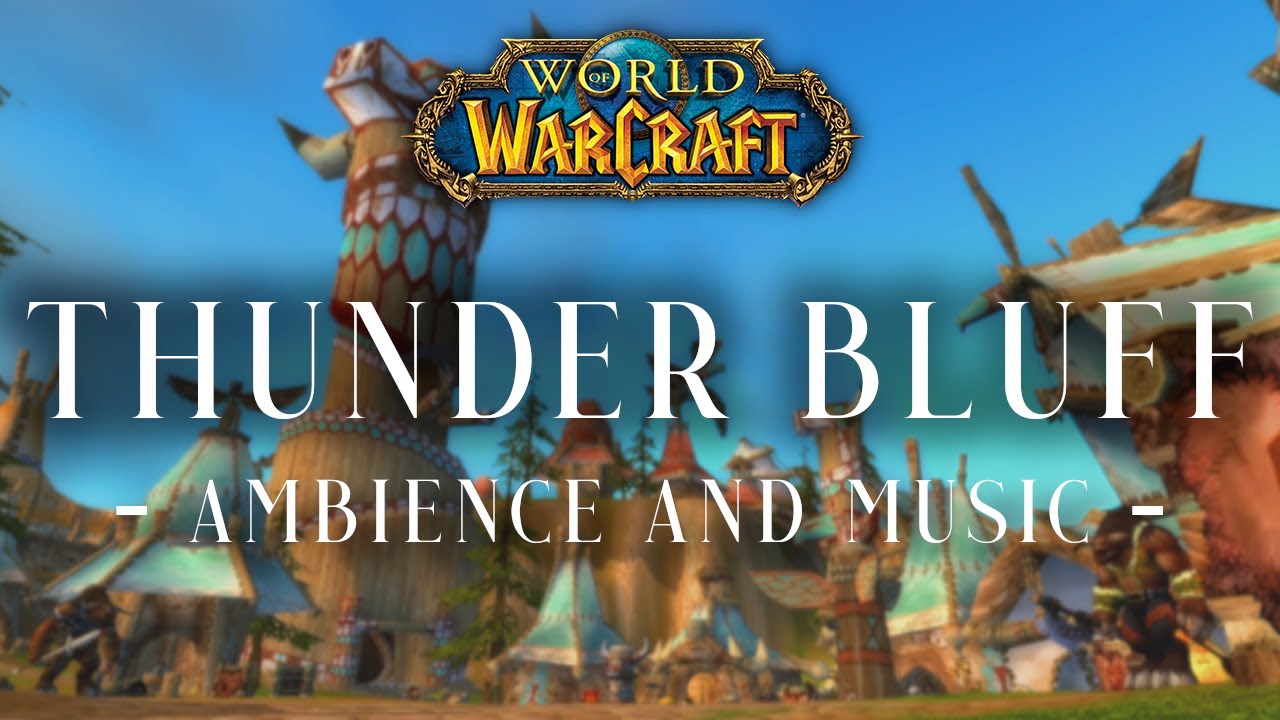 🏞️ Thunder Bluff Ambience | 3 Hours of World of Warcraft Music and Sounds | Day & Night Cycle 🌙