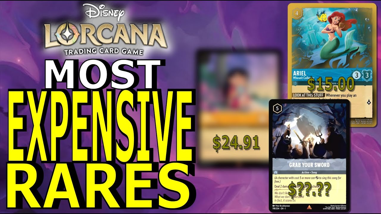 10 Most Expensive Rare Disney Lorcana Cards