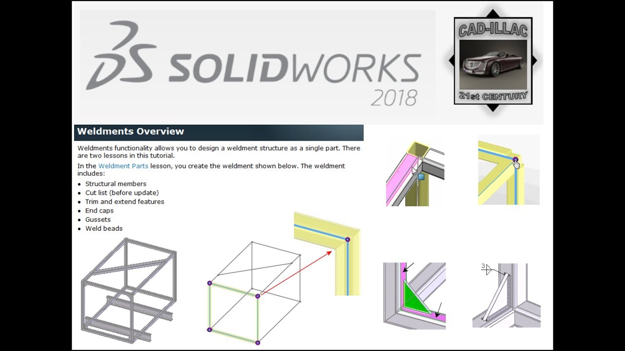 Weldments - Basic Techniques - SOLIDWORKS 2018