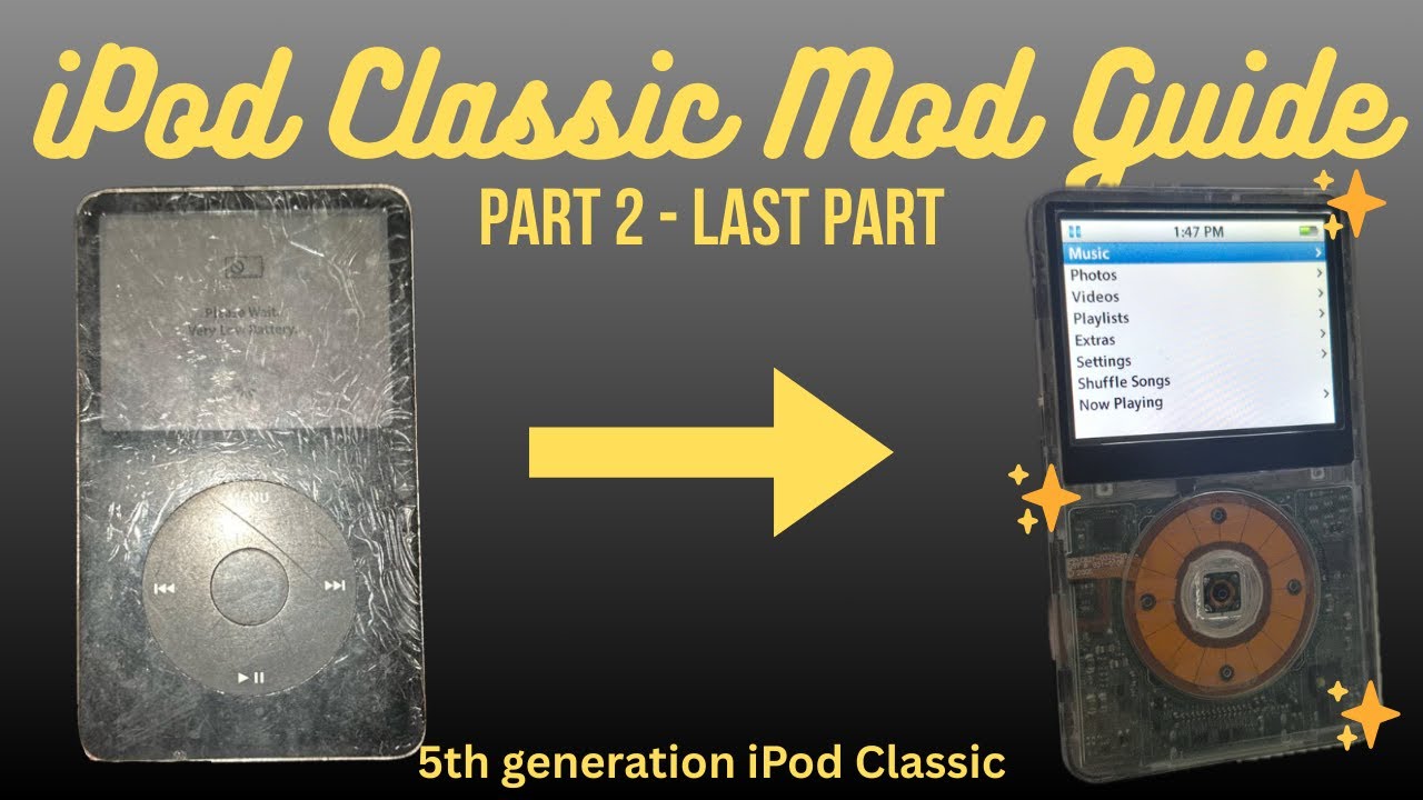 PT2-iPod Classic Mod Guide-Finishing Build