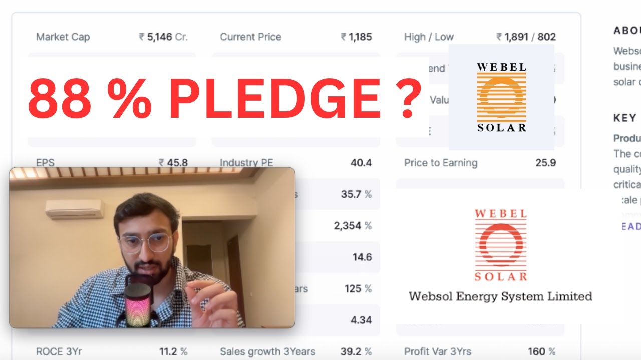 Is 88% Pledge a Red Flag for Websol ? How to look at Pledged shares ?