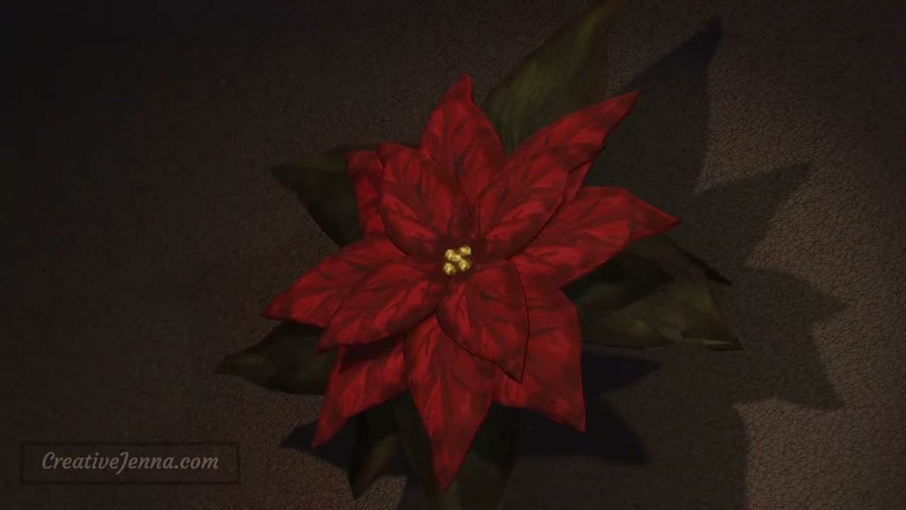 3D Poinsettia
