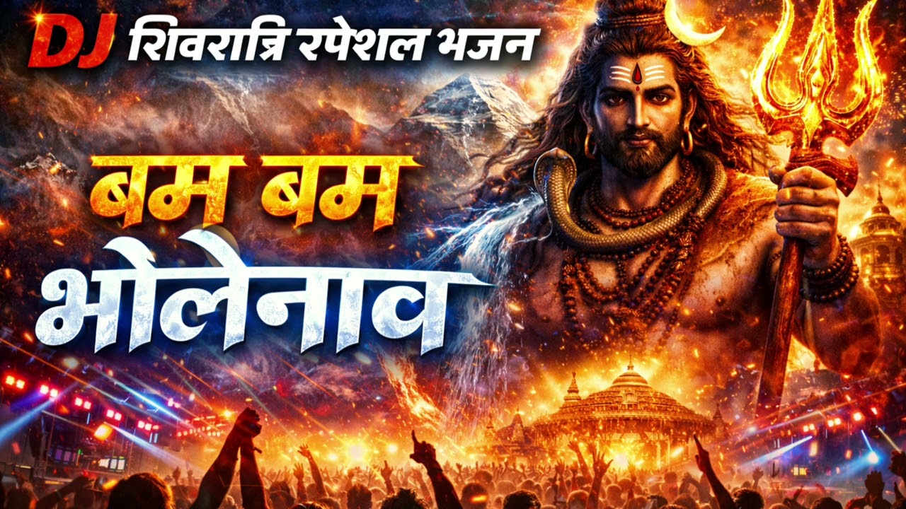 DJ शिवरात्रि स्पेशल भजन 2026 🔱 | बम बम भोलेनाथ | Mahadev DJ Remix | Shivratri Song