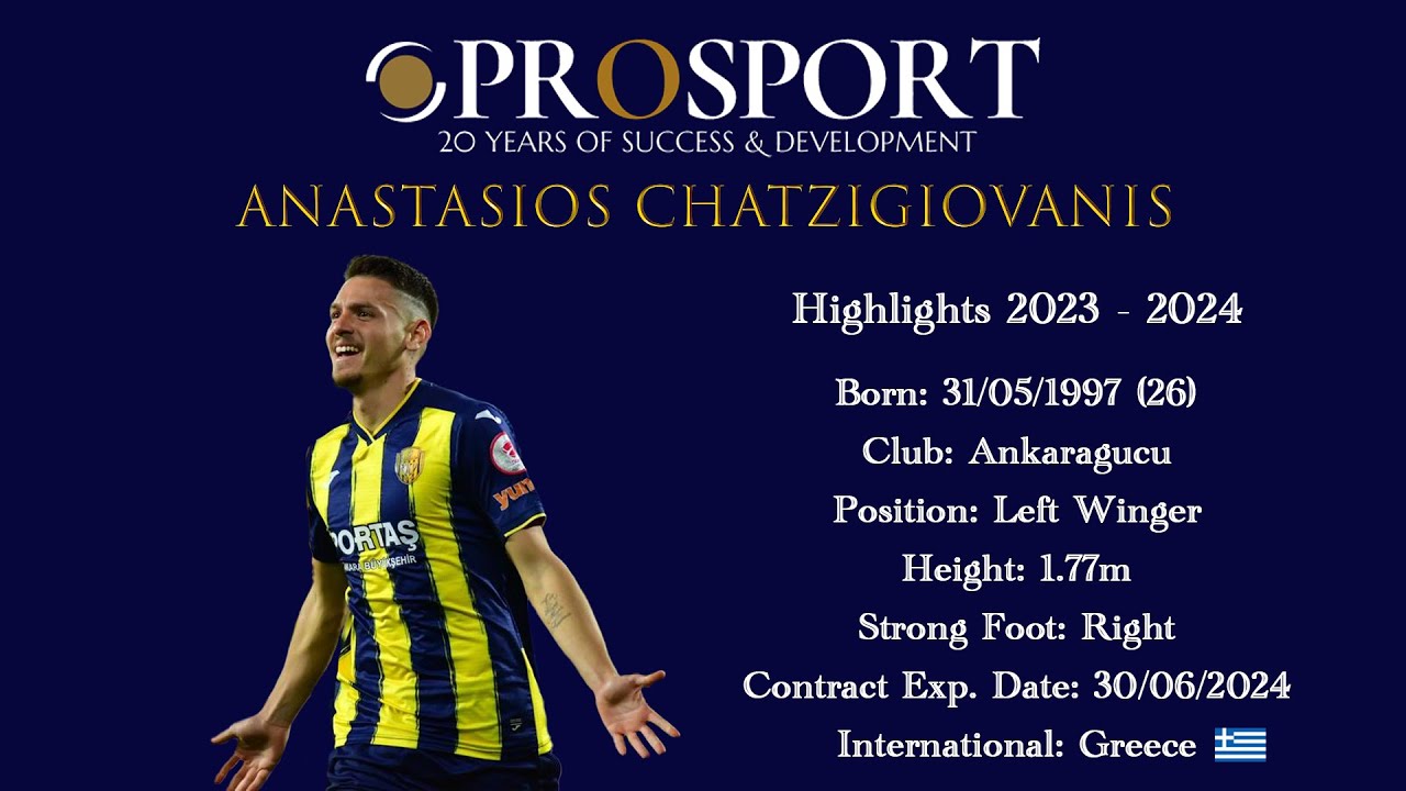 Anastasios Chatzigiovanis | Highlights 2023-2024 | Prosport