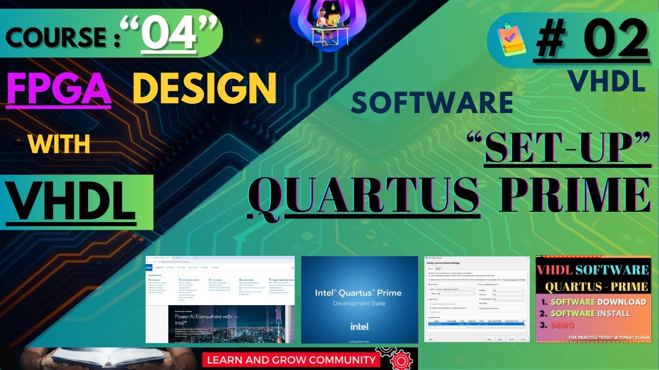 #02 ~ How to Install Intel Quartus Prime in 2025 | Official, Free & Complete Setup Guide | Course 04