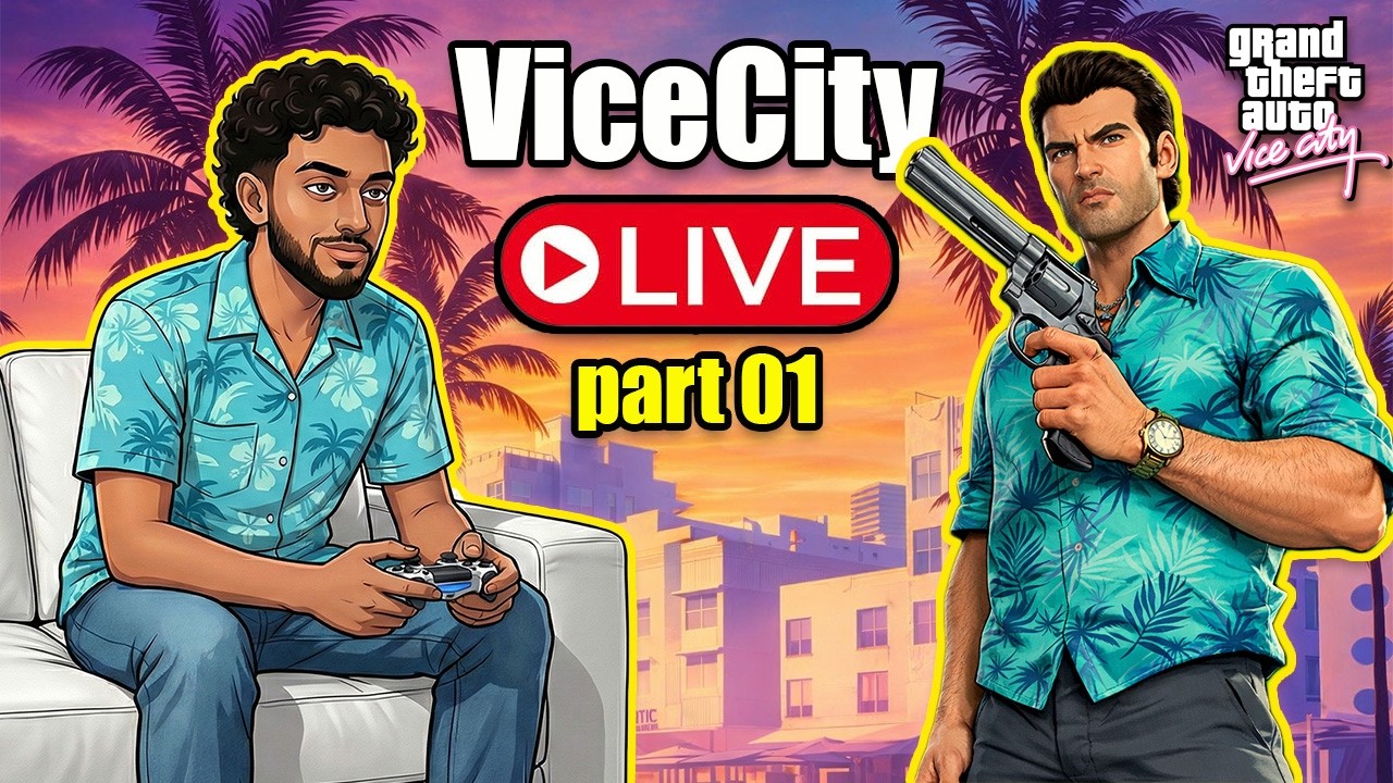 VICE CITY SPEED RUN on live!!