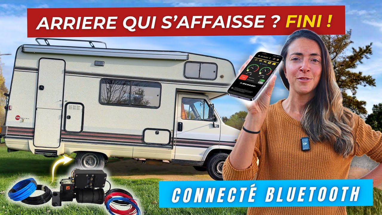 Suspension DUNLOP Air Assist Bluetooth : + de CONFORT pour votre CAMPING-CAR !