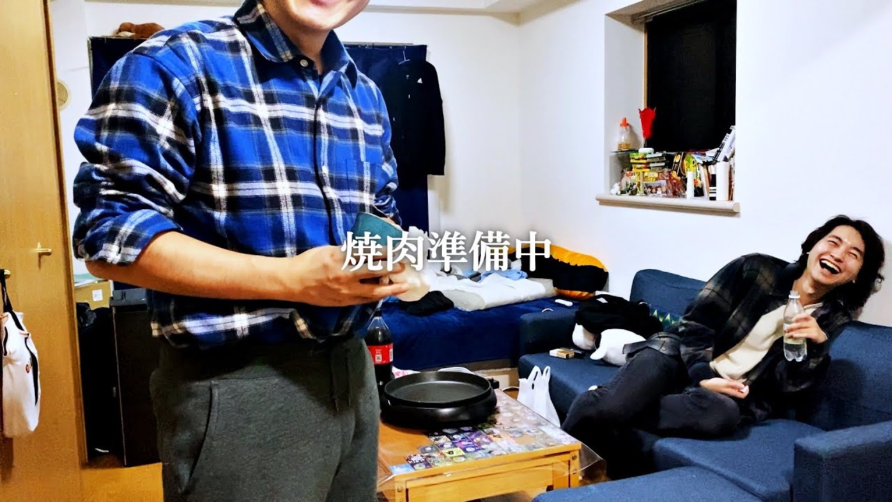 焼肉準備中