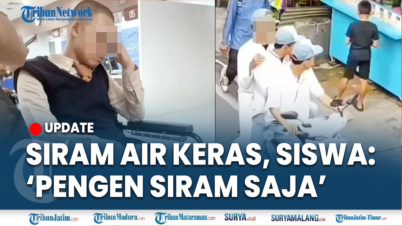 🔴TIGA SISWA SMK PENYIRAM AIR KERAS DITANGKAP di Cempaka Putih, Motifnya Aneh 'Ingin Siram Saja'