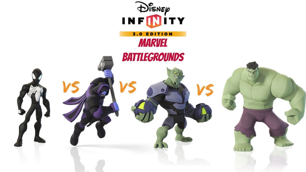 Disney Infinity 3.0 - Marvel Battlegrounds (Symbiote Spider-Man VS Ronan VS Hulk VS Green Goblin)