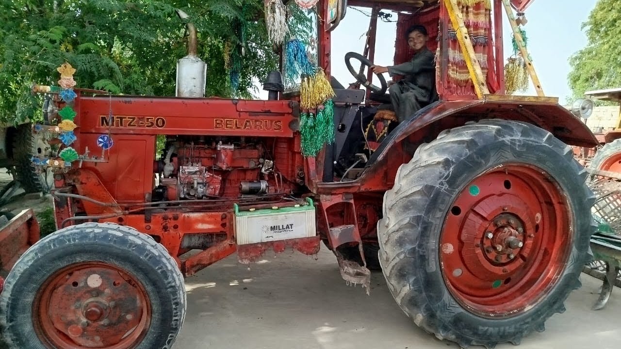 Belarus mtz 50 tractors videos