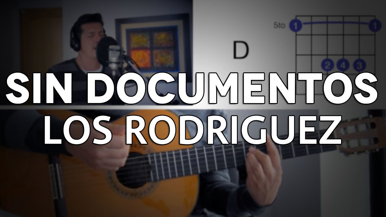 Sin Documentos Los Rodriguez Tutorial Cover - Guitarra [Mauro Martinez]