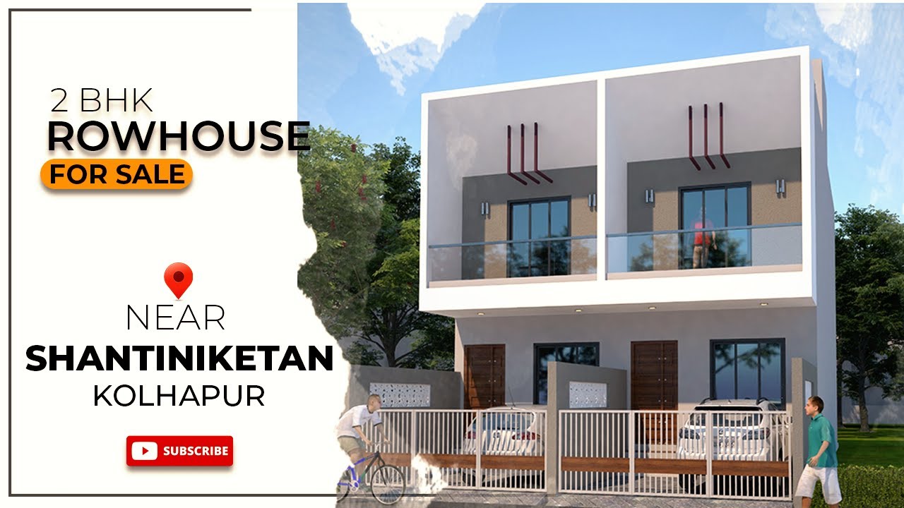 2 BHK House For Sale Shantiniketan । Bungalow For Sale In Kolhapur ।  2 bhk house । Row Bungalow