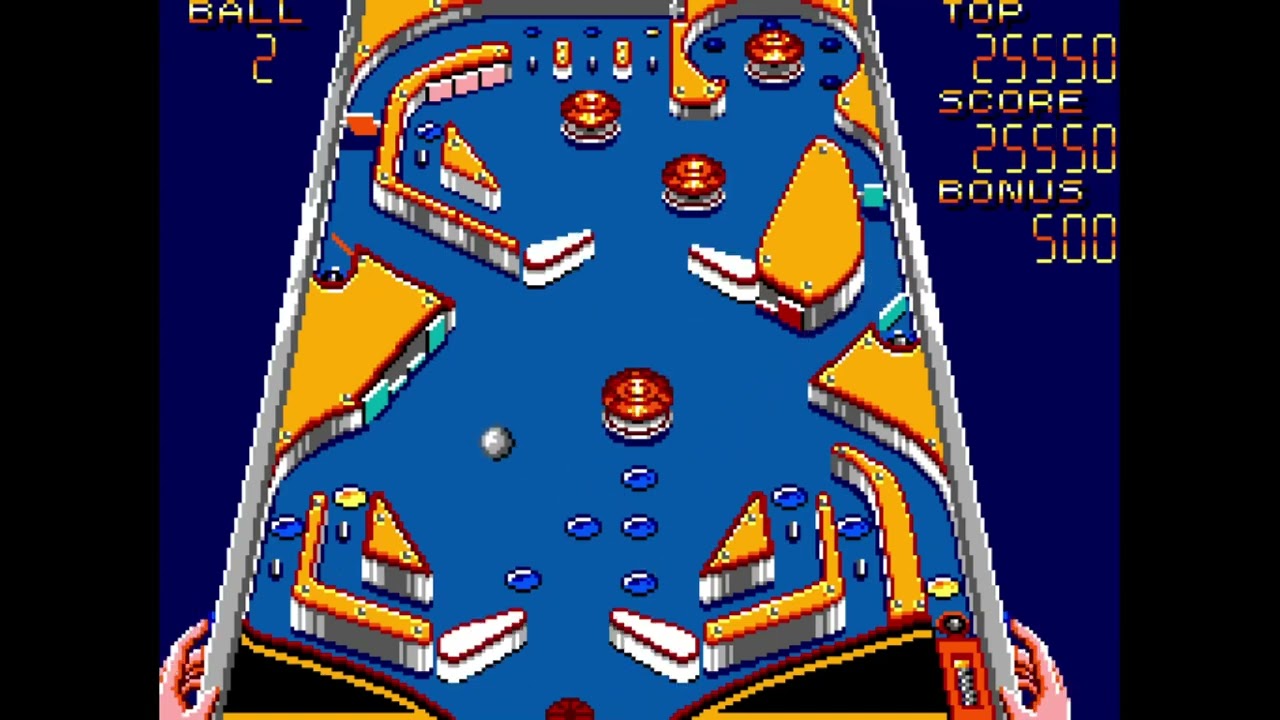 Casino Games (Sega Master System/Mark III, PAL/EU)Pinball. Middle. Score: 32 320 
