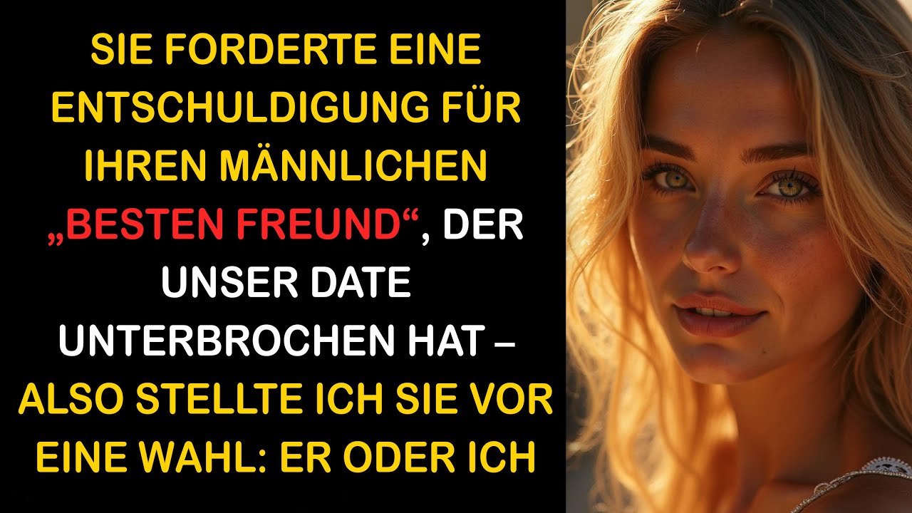 SIE SAGTE, ICH SOLLE MICH ENTSCHULDIGEN – ICH SAGTE IHR, SIE SOLL SICH ENTSCHEIDEN