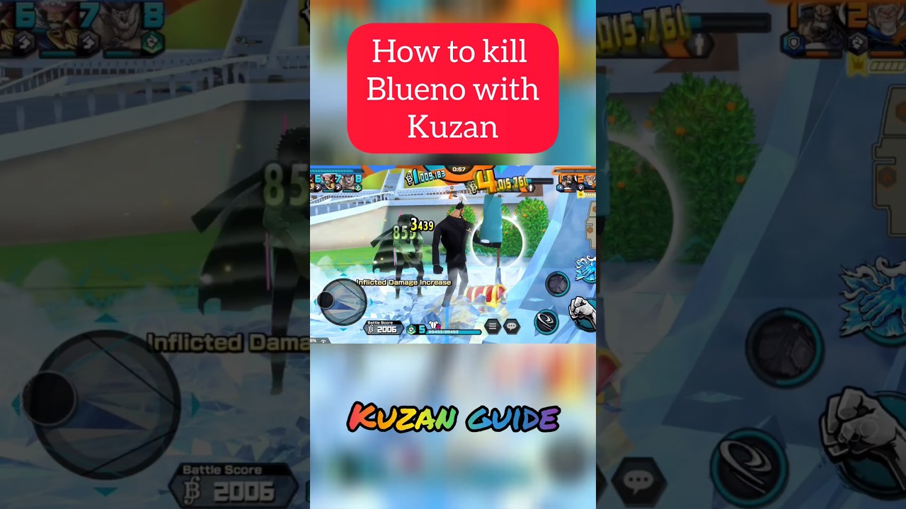 How to kill Blueno with Kuzan😤 | One Piece Bounty Rush | OPBR