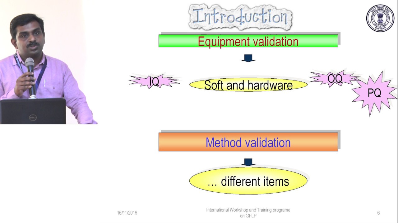 ILSI India:   Verification/ Validation of Test Methods (Dr. Anoop A Krishnan)