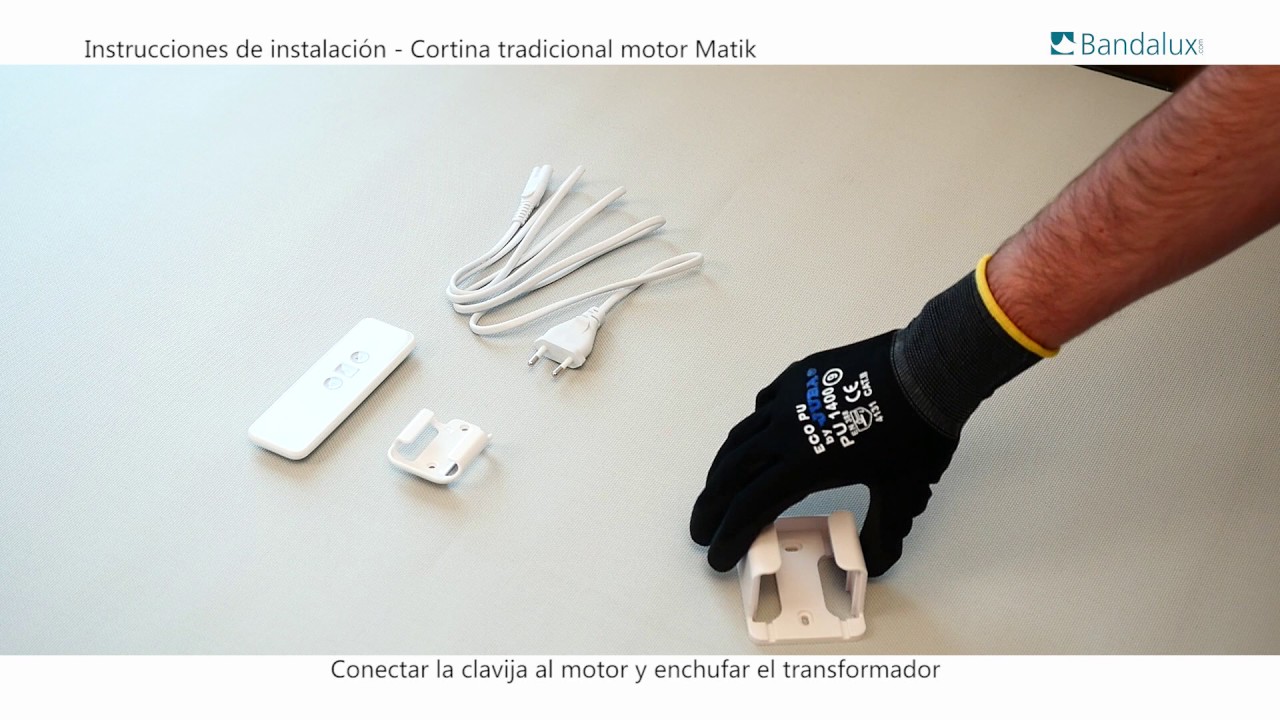 Bandalux | Instalación cortina con riel motorizado