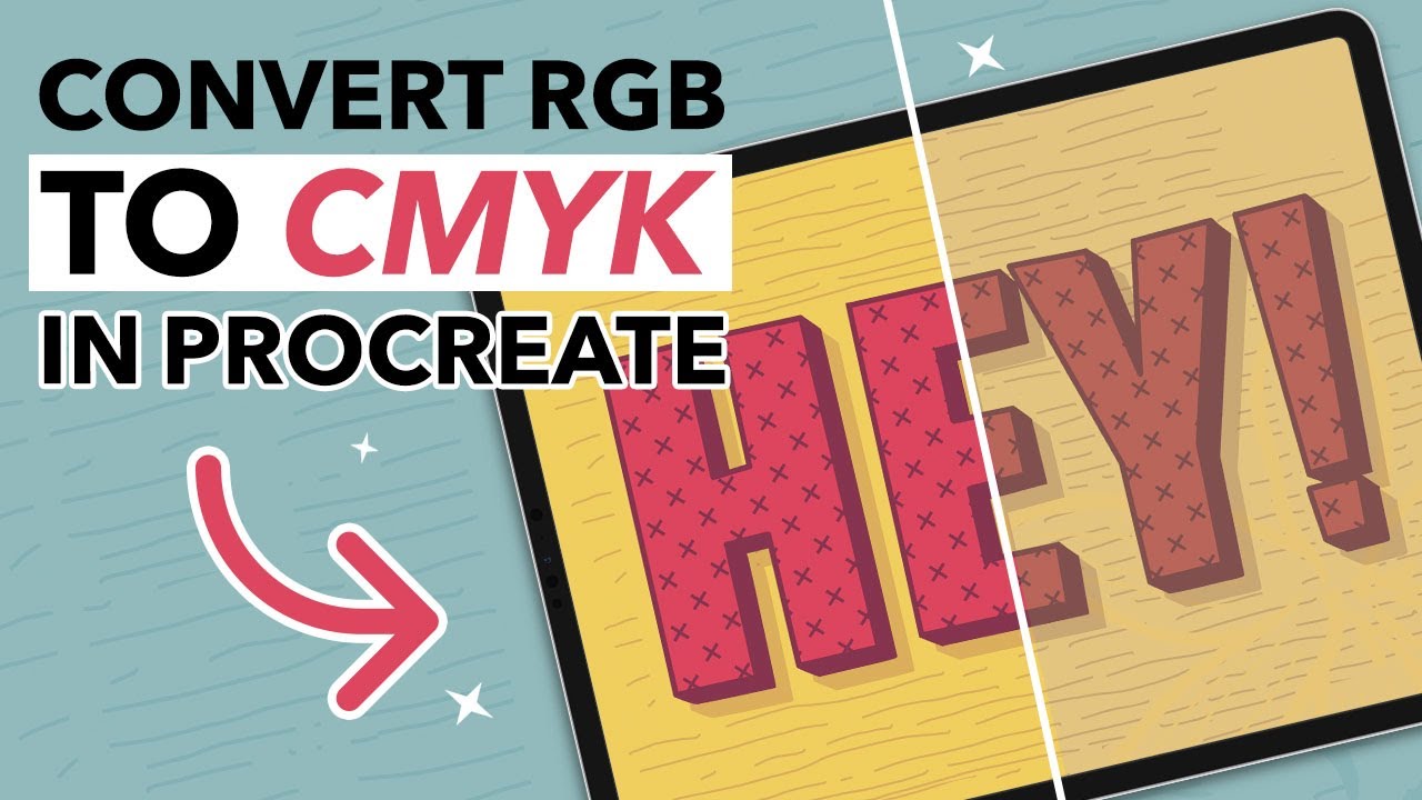 Изменить цветовой профиль существующего файла Procreate