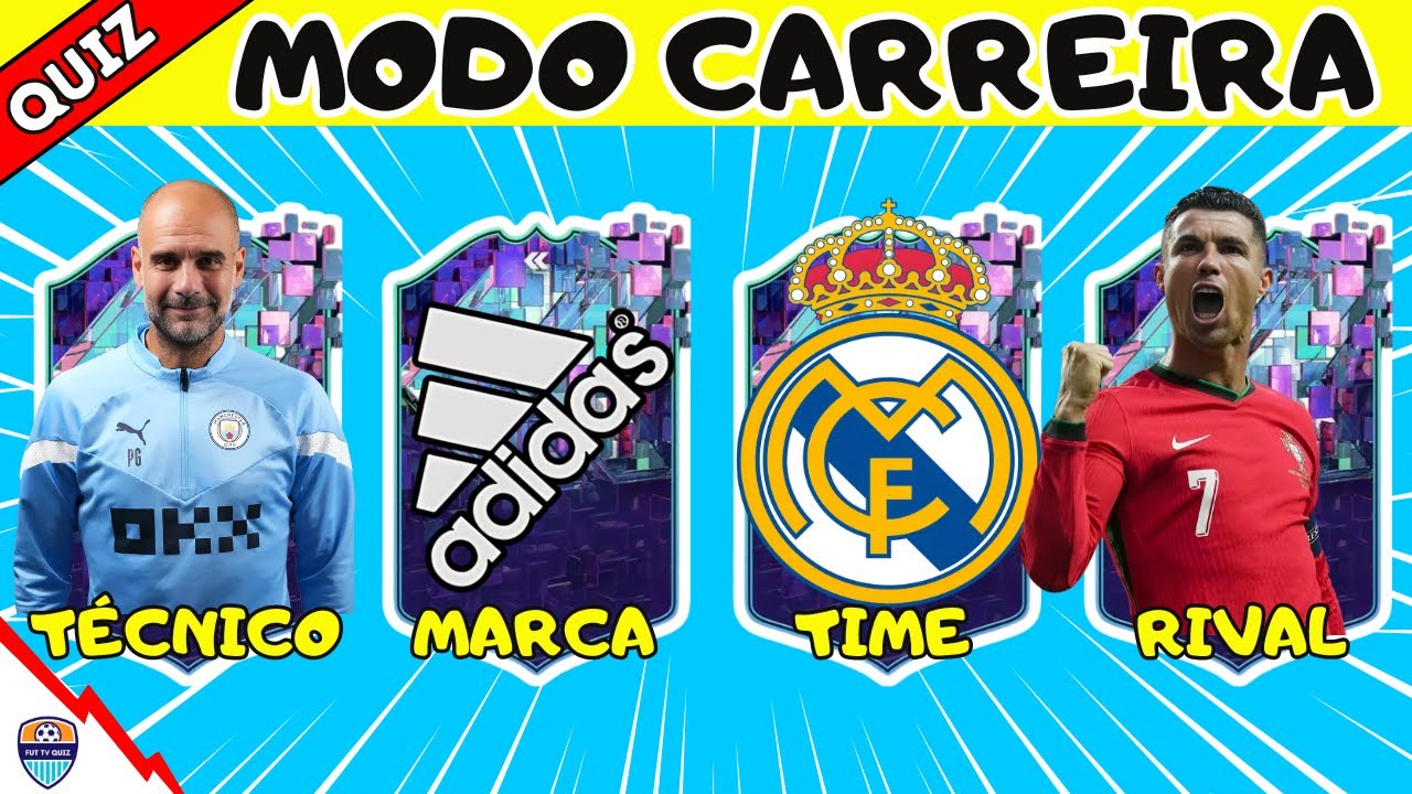 ESCOLHA AS CARTINHAS MISTERIOSAS E MONTE SUA CARREIRA NO FUTEBOL!⚽  fut tv quiz