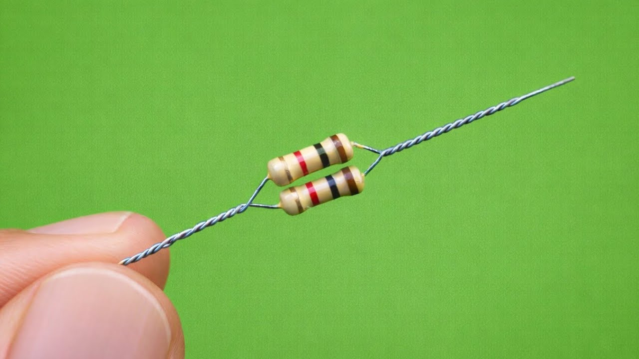 CUMA GABUNGIN 2 RESISTOR JADI ALAT YANG CANGGIH