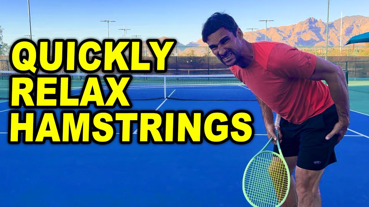 Tennis players with tight hamstrings should do this every day