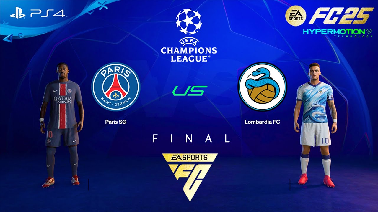 FC 25 PS4 - PSG vs Inter Milan | UEFA Champions League Final 2024/2025