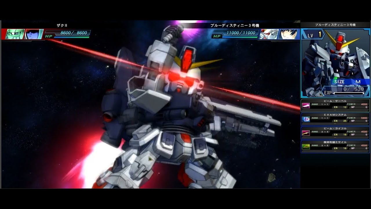 SDガンダム GGENERATION GENESIS 機動戦士ガンダム外伝 THE BLUE DESTINY ALL UNIT MS/MA/WS