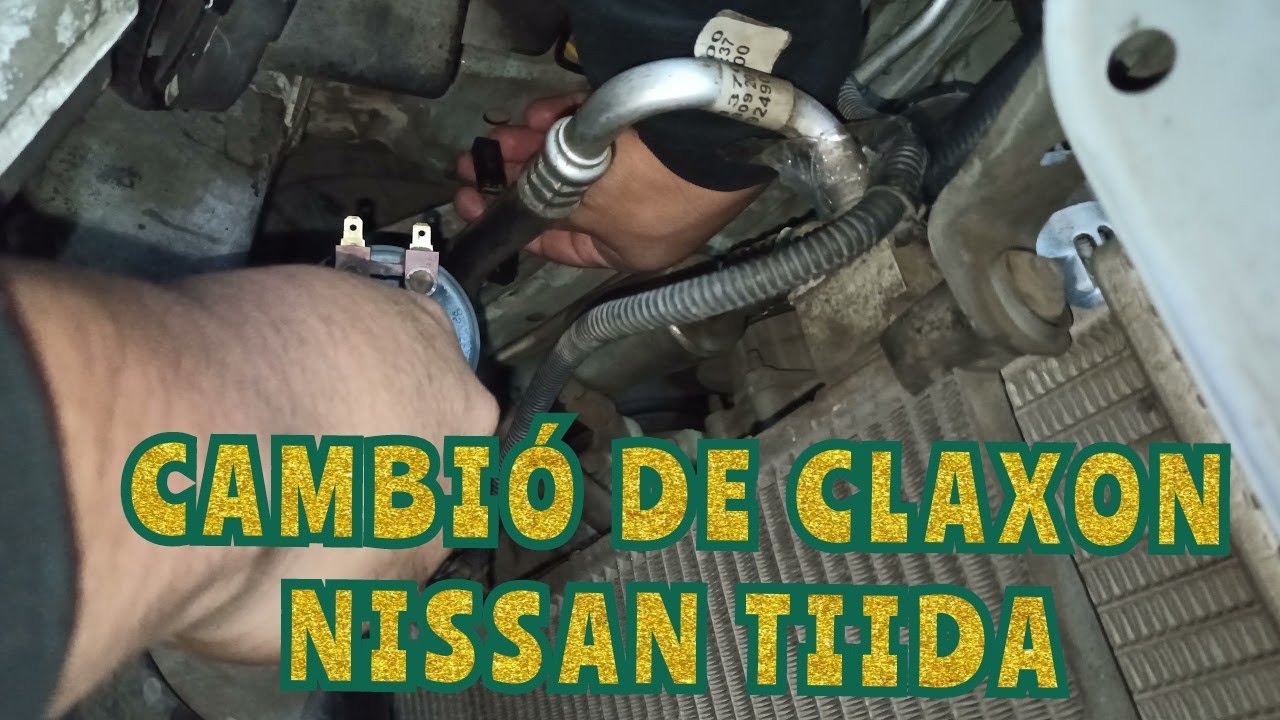 Cómo cambiar el CLAXON DEL NISSAN TIIDA ( Corneta, Bocina )