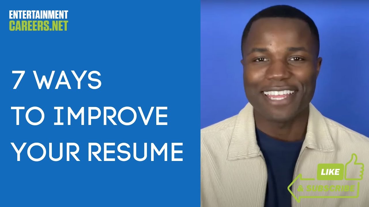 7 Ways to Improve your Resume