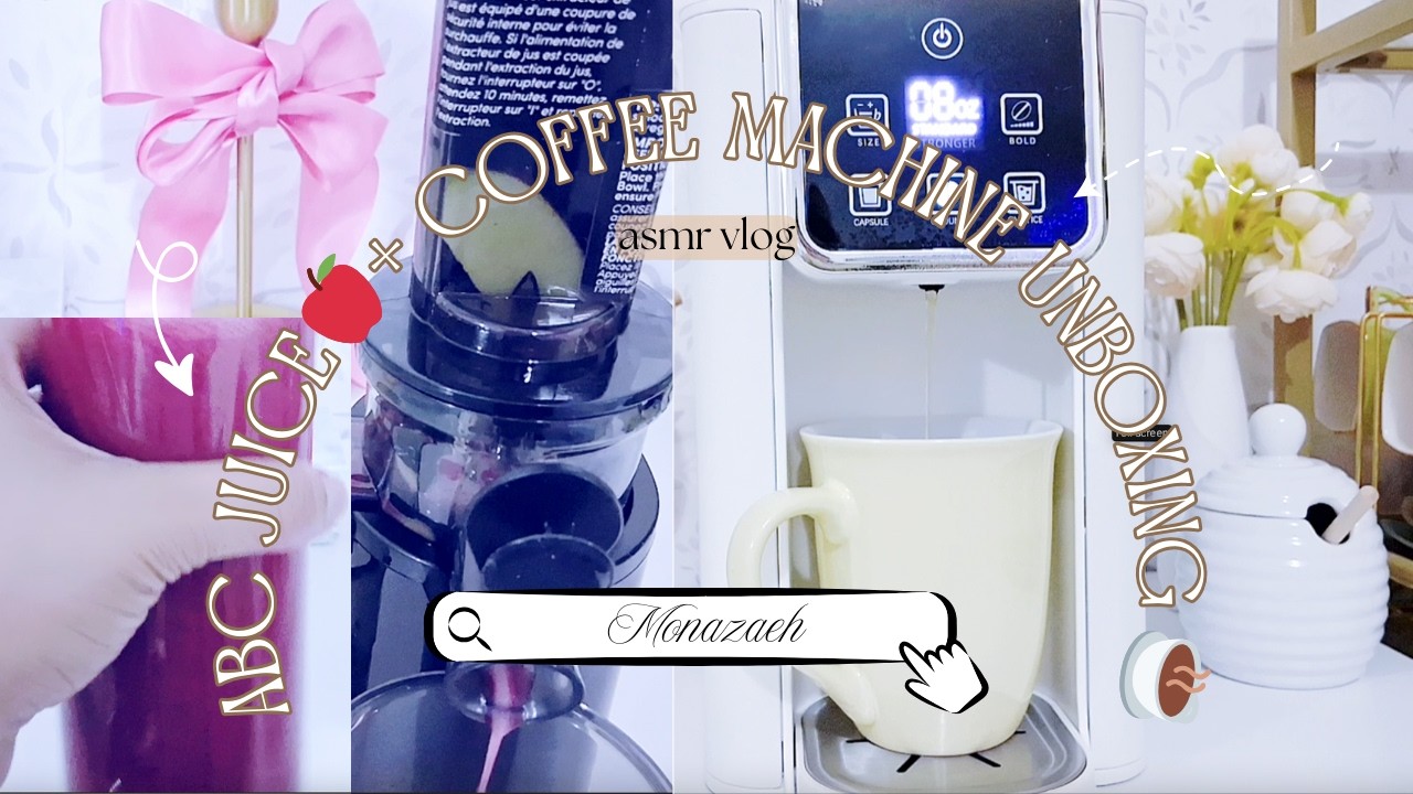 ABC Juice 🍎 + New Coffee Machine Unboxing ☕ Wellness Reset Vlog
