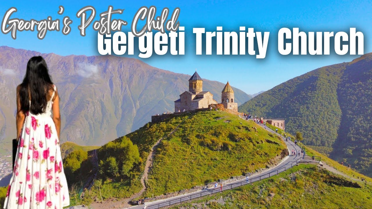 Церковь Троицы в Гергети 🇬🇪 | Знаменитая достопримечательность Грузии | Видеоблог о путешествии в...