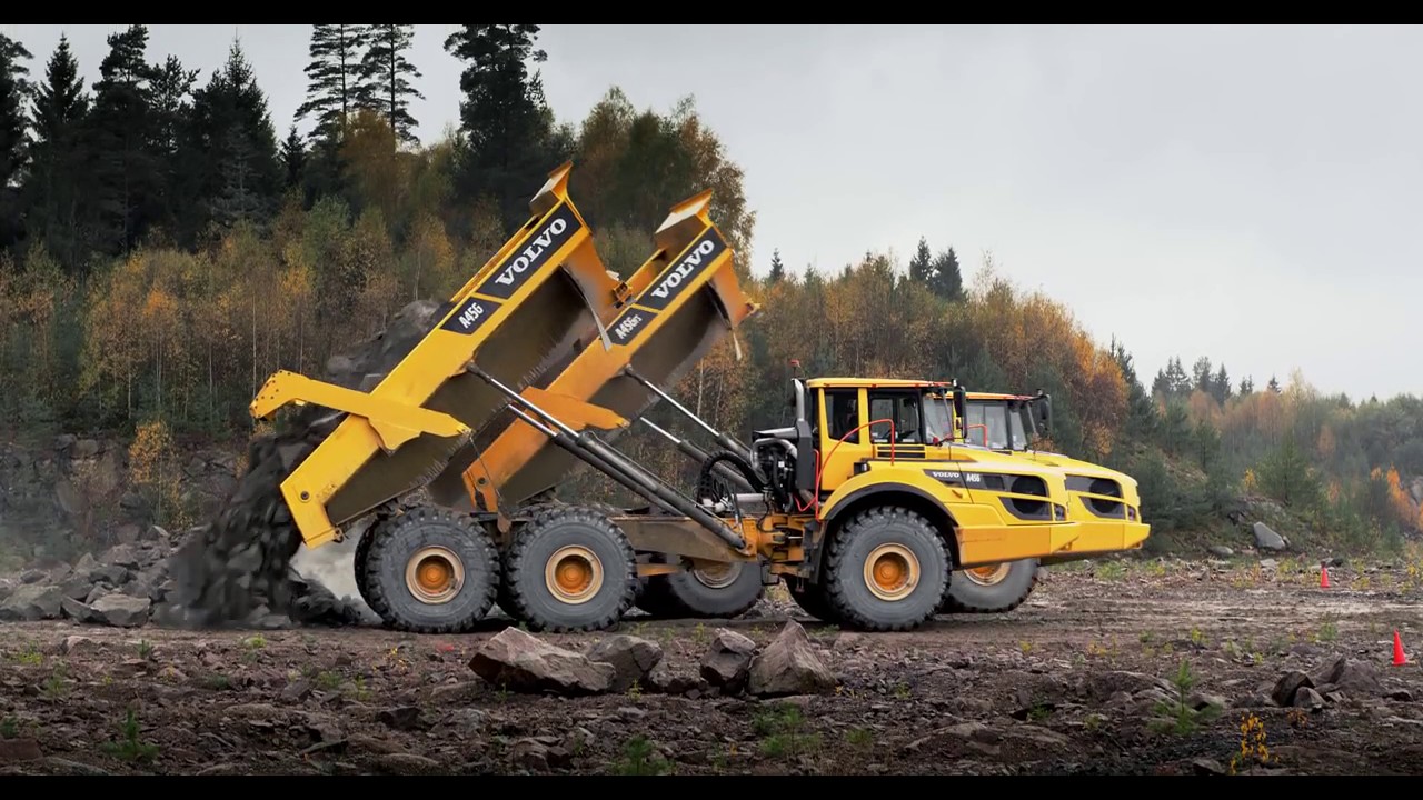 Dumper Volvo A45G vs A45G FS - The Race