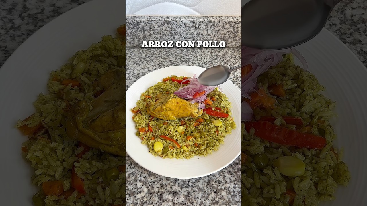 Arroz con Pollo bue-na-zo 🧑🏽&zwj;🍳 | Receta casera y f&aacute;cil | Comida Peruana 🇵🇪 #Peru