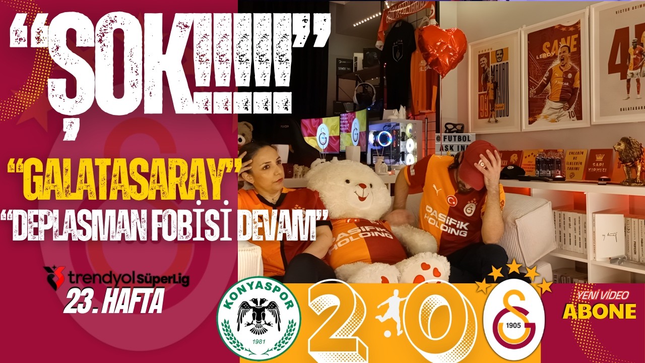 Konyaspor 2-0 Galatasaray ŞOK SONUÇ! Galatasaray Deplasmanda Yıkıldı! #galatasaraykonyaspor #tepki
