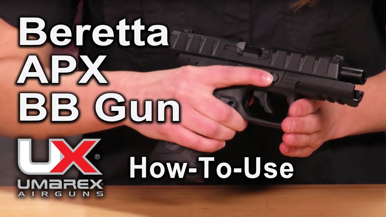 How to Use the Beretta APX Air Gun BB gun : Umarex Airguns