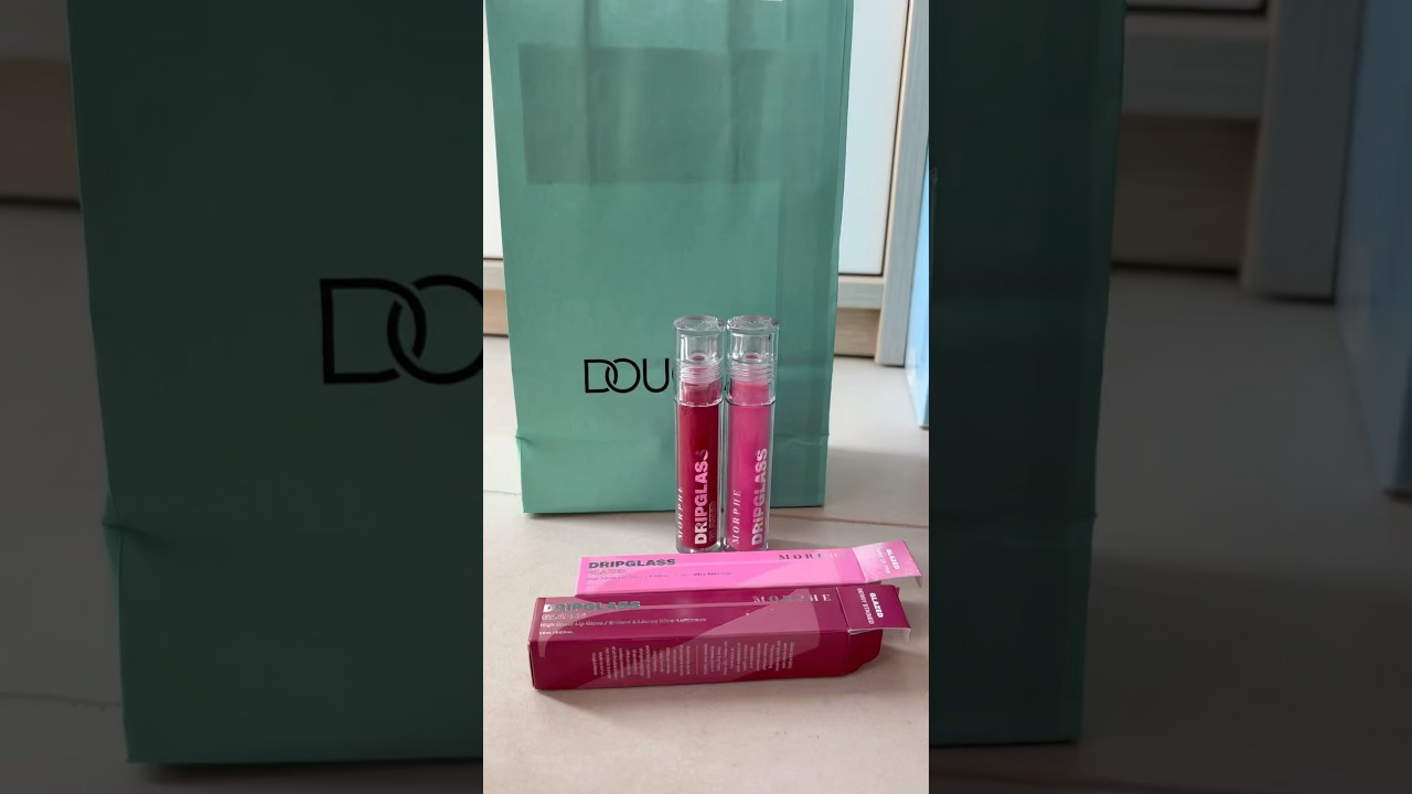 A little treat for me! #makeup #beauty #lipgloss #douglas #morphe #dripglass #gloss