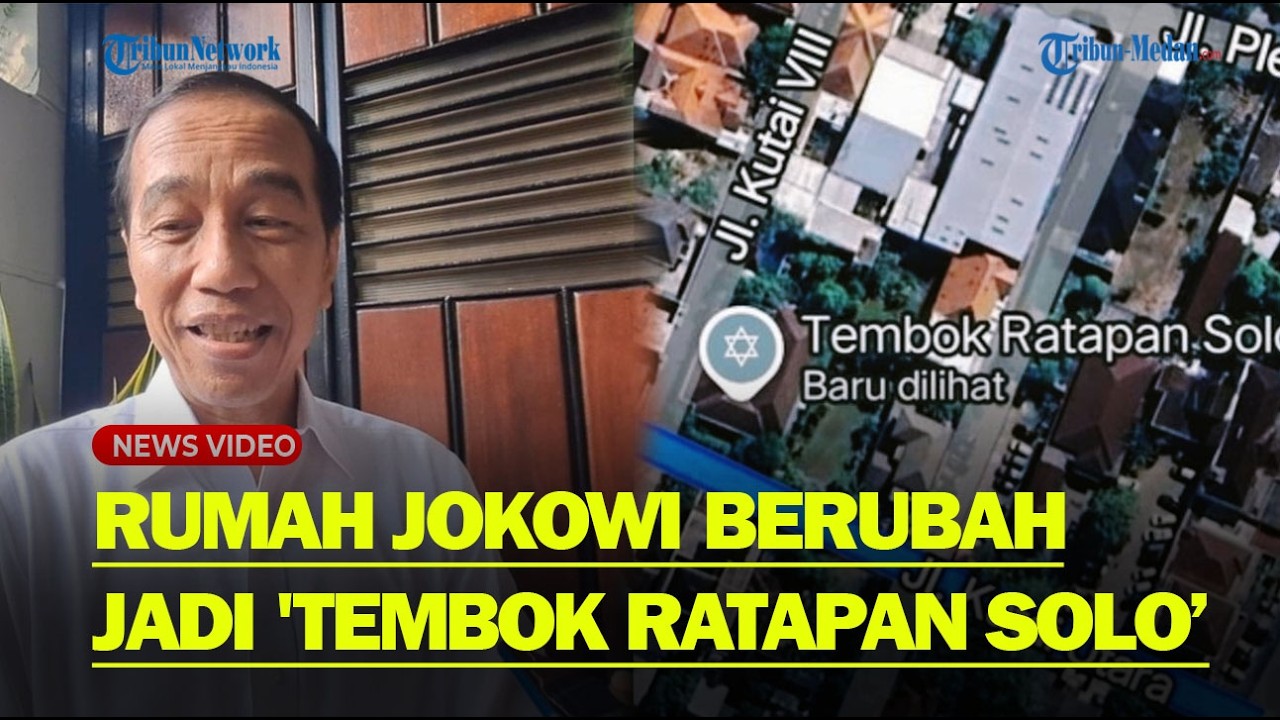 HEBOH❗ Rumah Jokowi Diberi Nama 'Tembok Ratapan Solo' di Google Maps