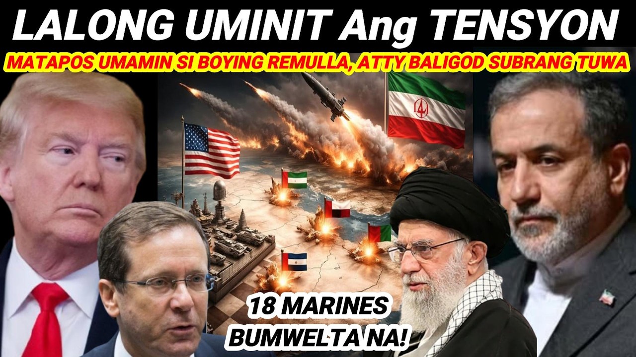 KAKAPASOK LANG Trumph Bangis ng IRAN nag Umpisa na! Ombudsman Boying Remulla Senator Ping Lacson